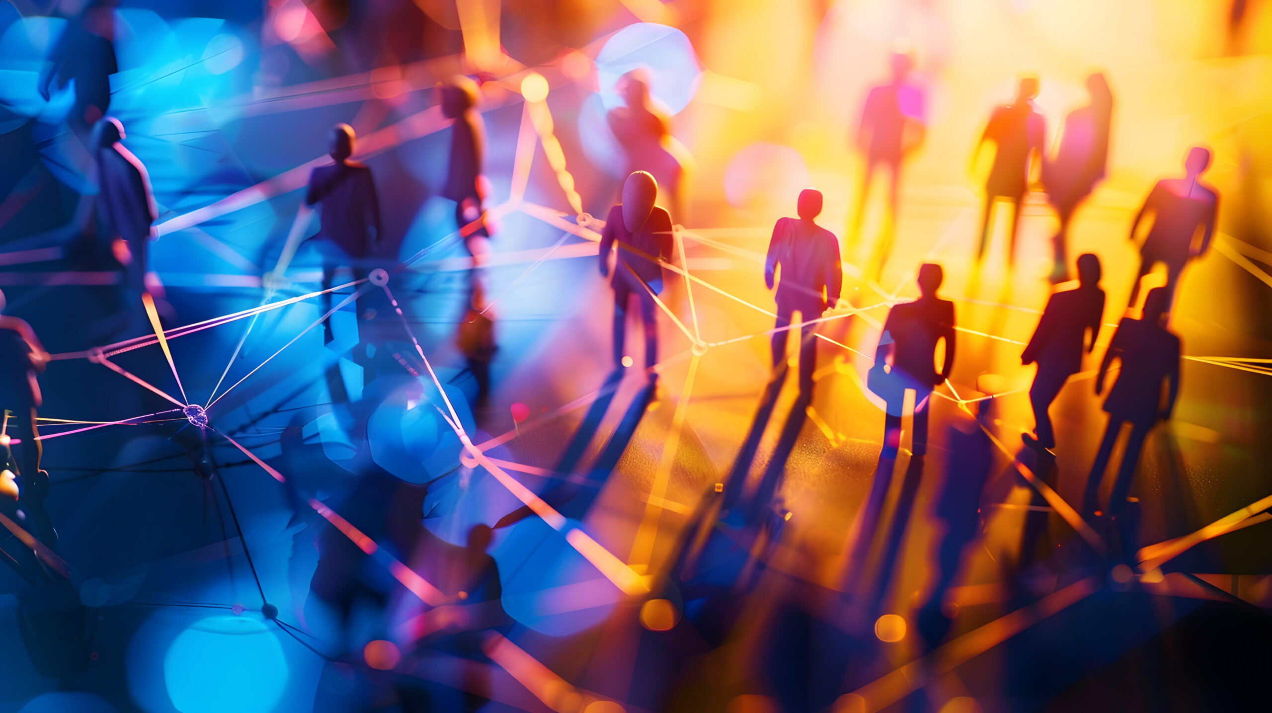 Partnership of business concept Business network : Generative AI